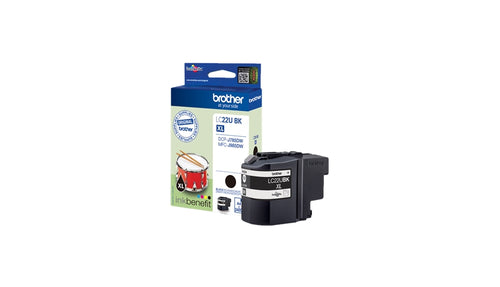 Brother LC-22UBK ink cartridge Original High (XL) Yield Black Brother LC-22UBK ink cartridge Original High (XL) Yield Black